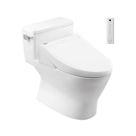 สุขภัณฑ์ 1 ชิ้น พร้อมฝาอัตโนมัติ TOTO CW188UW3R 3.8L สีขาว