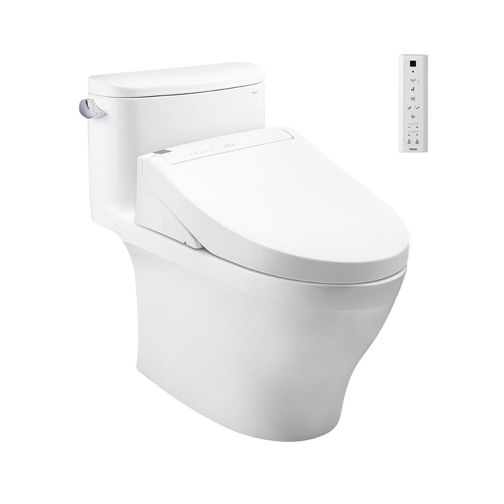 สุขภัณฑ์ 1 ชิ้น พร้อมฝาอัตโนมัติ TOTO CW887UW3R 4.8L สีขาว