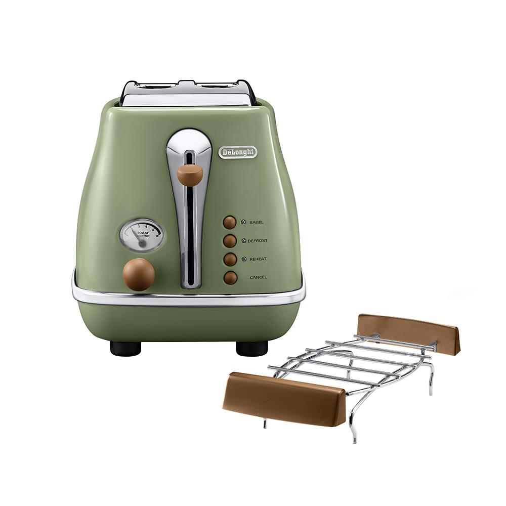 เครื่องปิ้งขนมปัง DELONGHI CTOV2103 สีเขียว