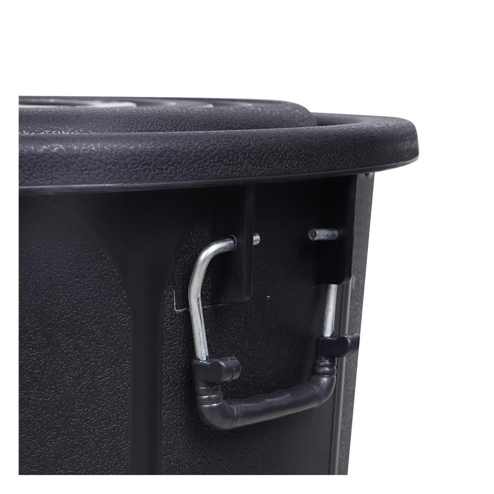 ถังน้ำกลมพร้อมฝา ME LIVING 130 ลิตร สีดำ