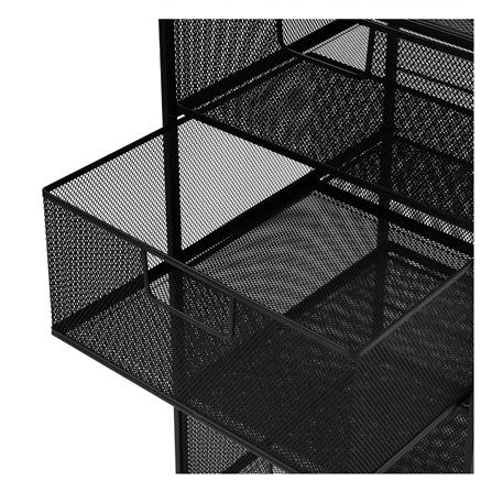 ชั้นลิ้นชักเหล็ก 4 ชั้น STACKO BILA 35.5x37.5x73 ซม. สีดำ_2