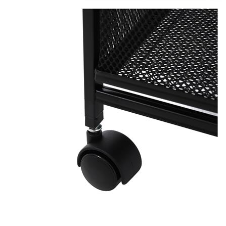 ชั้นลิ้นชักเหล็ก 4 ชั้น STACKO BILA 35.5x37.5x73 ซม. สีดำ_3