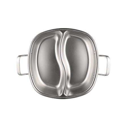 หม้อชาบูเหลี่ยม 32 ซม. KECH SHABU IH 2 ช่อง_2