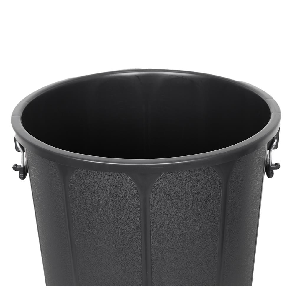 ถังน้ำกลมพร้อมฝา ME LIVING 118 ลิตร สีดำ