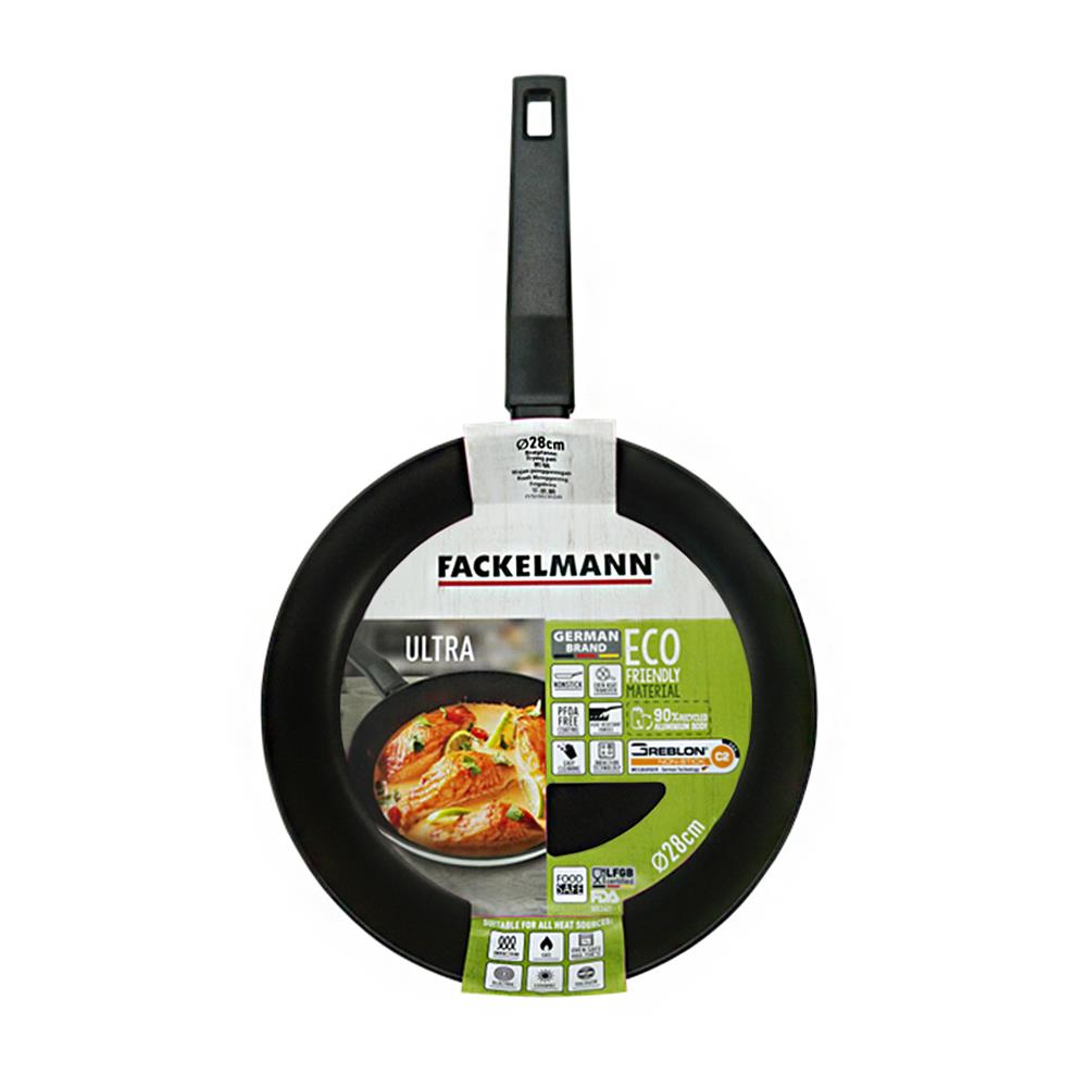 กระทะตื้น 28 ซม. FACKELMANN ECO FRIENDLY IH