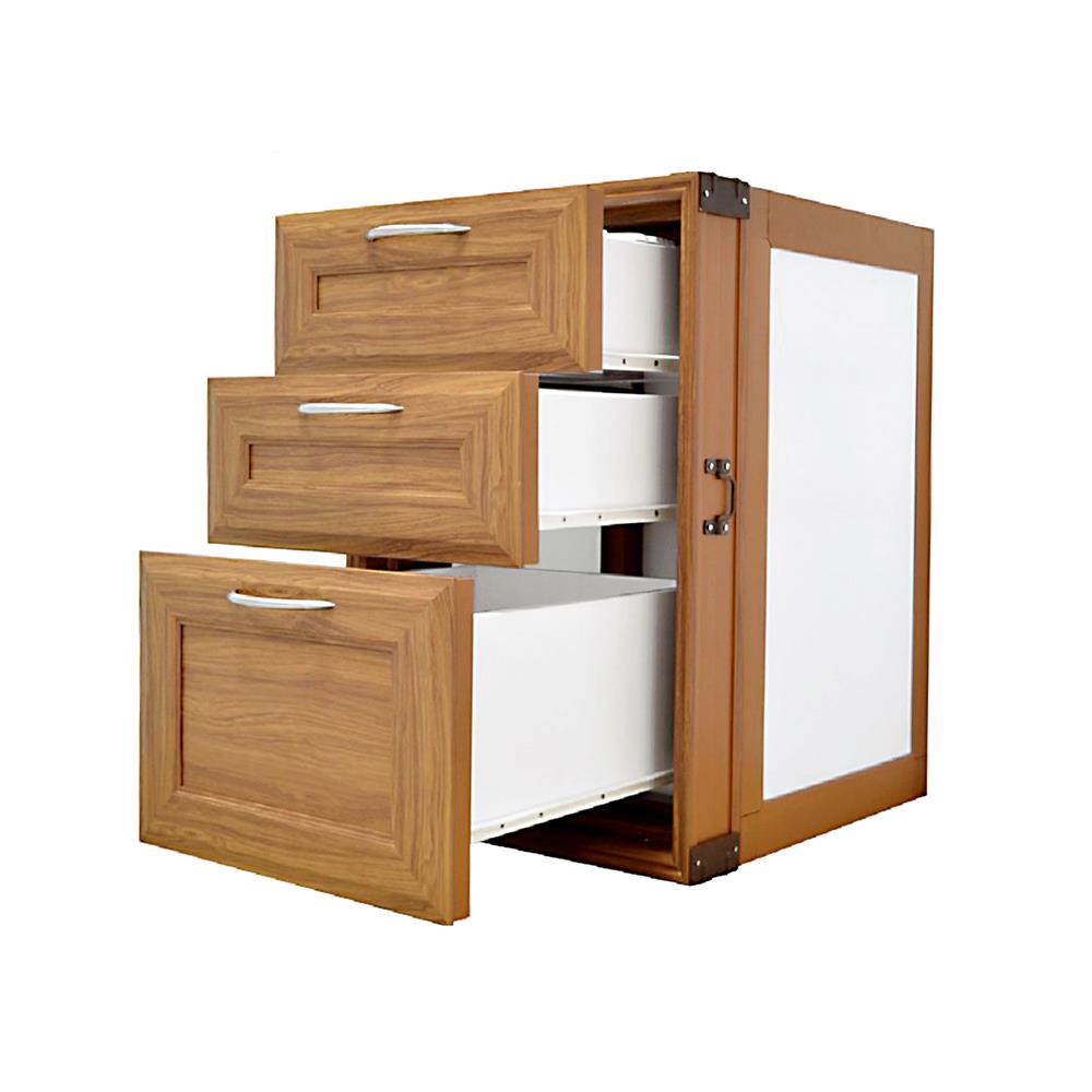 ตู้ลิ้นชัก WING WT-777 48.3x71 ซม. สีไม้สัก