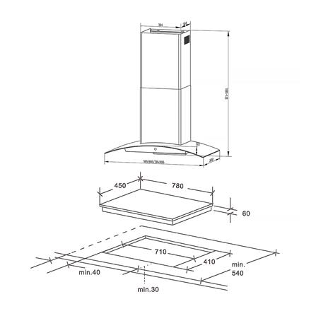เตาฝัง+เครื่องดูดควัน TEKA NCW 90 T30 + GFI 78 2G_4