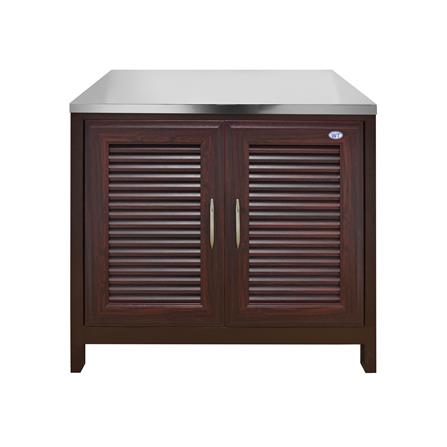 ตู้ท็อปสเตนเลส WING WT-777 89x80 ซม. สีน้ำตาล