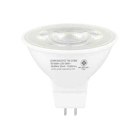 หลอด LED SHINING MR16 7 วัตต์ WARM WHITE GU5.3_1