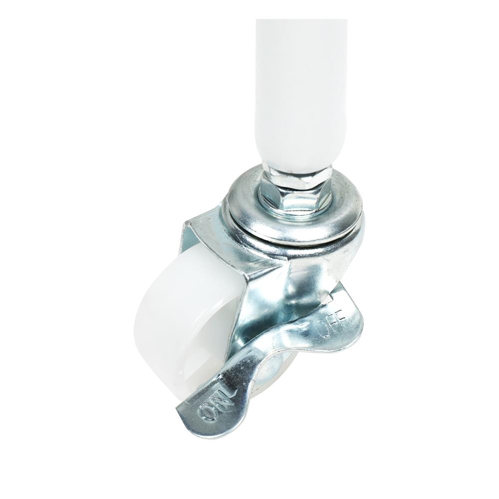 ชั้นวางของ 3 ชั้น มีล้อ STACKO DAISY 38x26x73 ซม. สีขาว