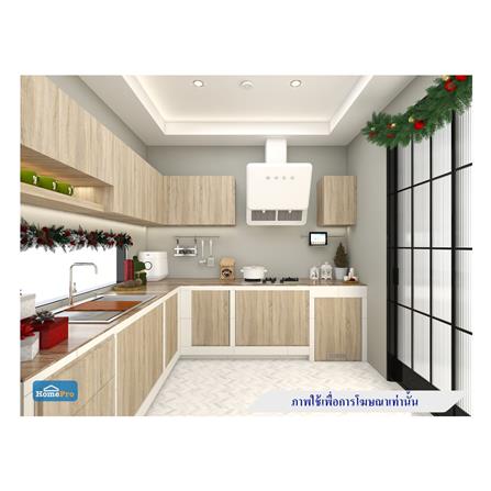 บานซิงค์คู่ PARAZZO ENZO 80x60 ซม. สีเนเชอรัลโอ๊ก_2