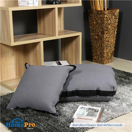 เบาะรองนั่ง HOME LIVING STYLE RUSTIC 20X20 นิ้ว สีเทา_4