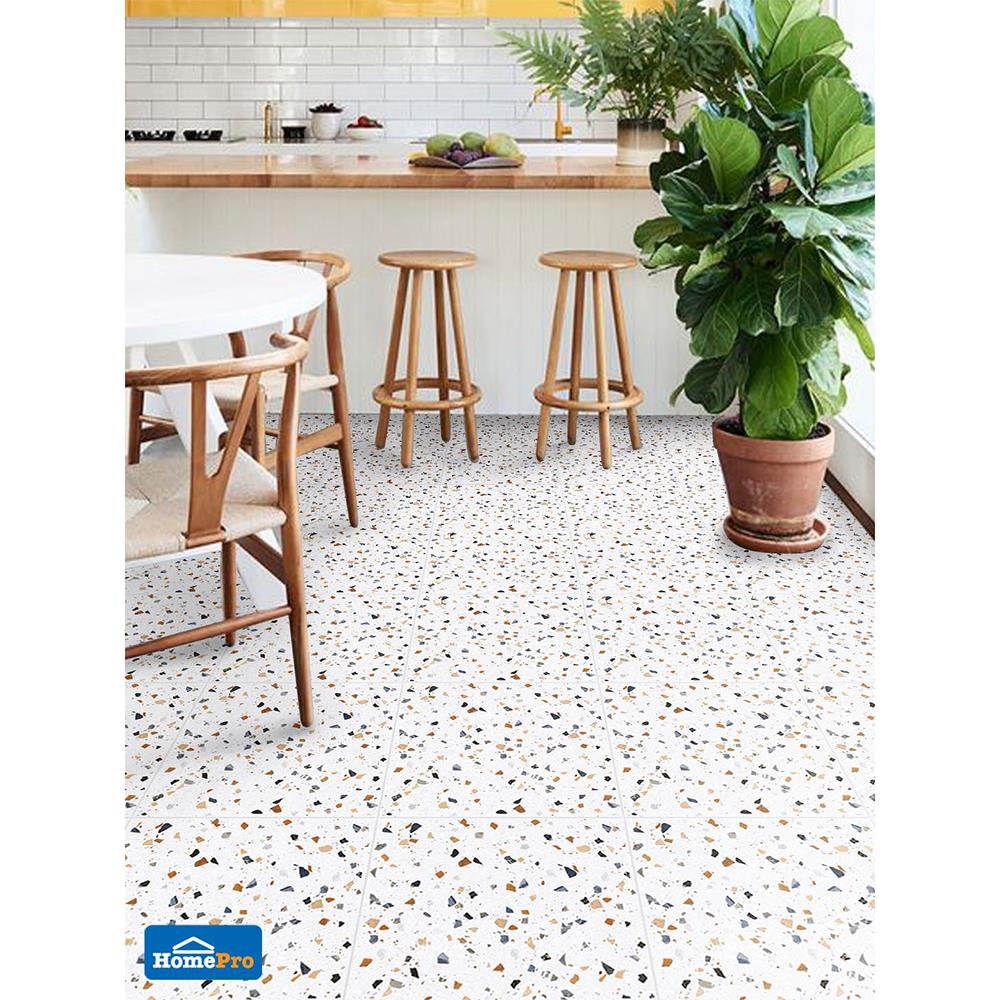 กระเบื้องพื้น 16x16 นิ้ว TARA พาสเทลราซโซ่ คัลเลอร์ฟูล PM 0.96 ตร.ม.