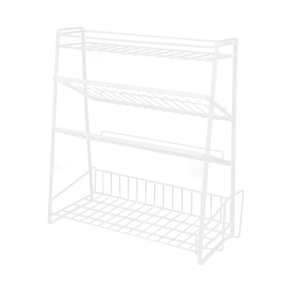 ชั้นวางเครื่องปรุง 4 ชั้น KECH MODISH สีขาว