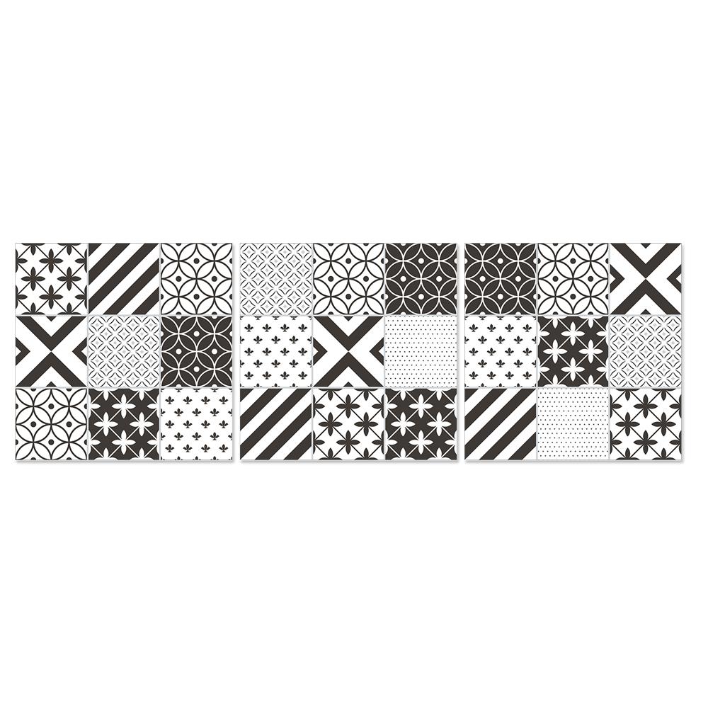 กระเบื้องพื้น 50x50 ซม. DURAGRES มอลลี่ ขาว ดำ A 1 ตร.ม.