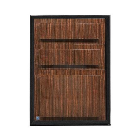 ตู้ลิ้นชัก 3 ชั้น ลูกฟัก KING PLATINUM P2 MATT สีน้ำตาล