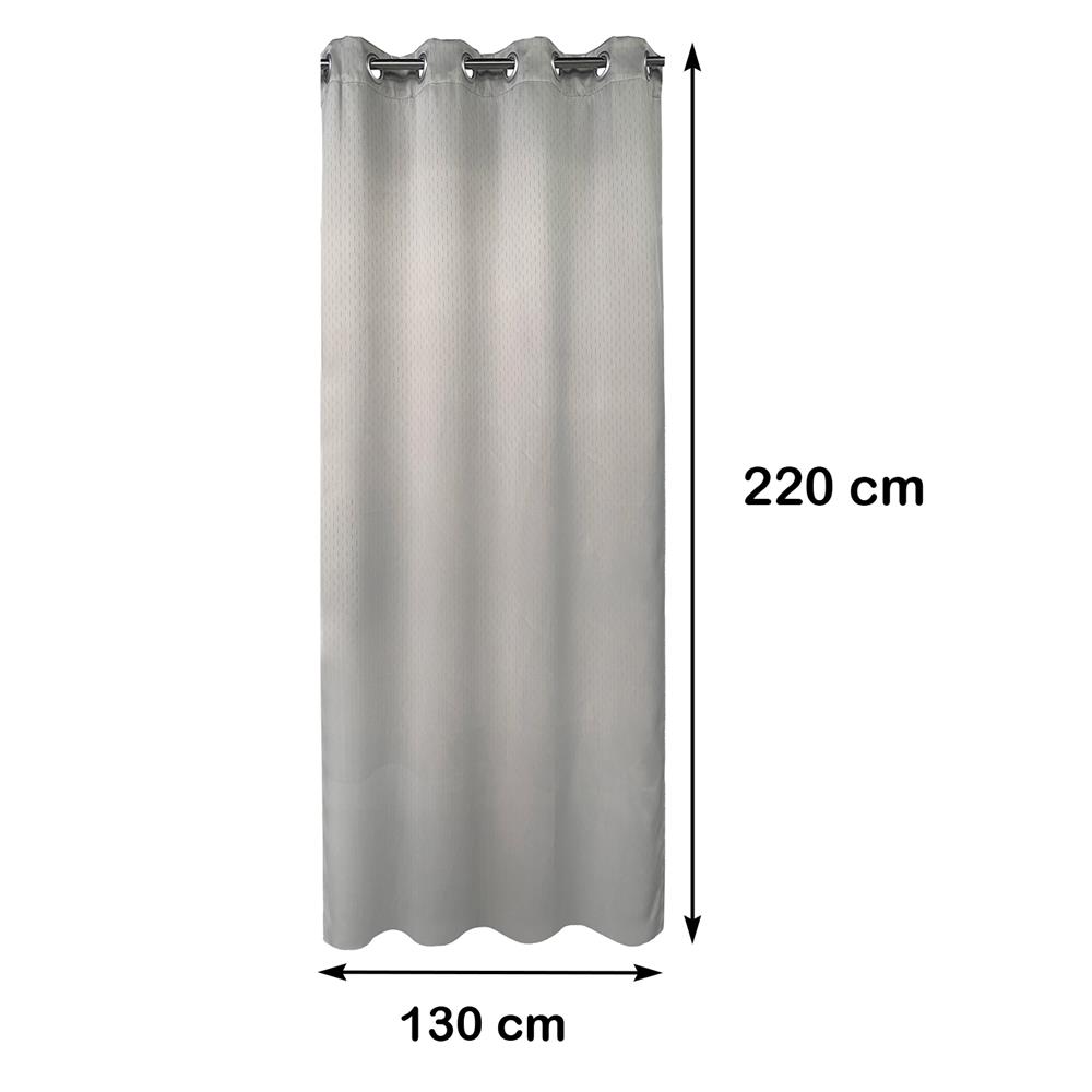 ผ้าม่าน EYELET HOME LIVING STYLE KYLIE UV 130X220 ซม. สีเทา