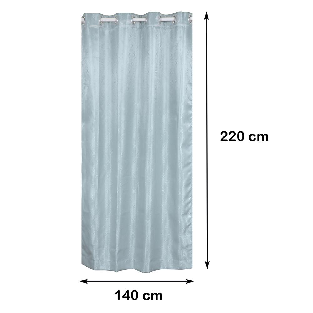 ผ้าม่าน EYELET HOME LIVING STYLE GAROS UV 140X220 ซม. สีเทา