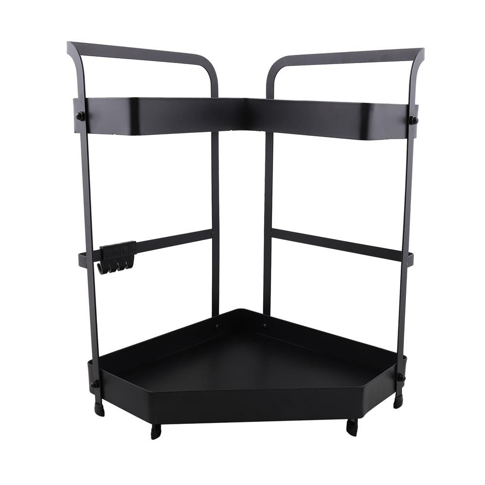 ชั้นเข้ามุม 2 ชั้น KECH MODISH สีดำ