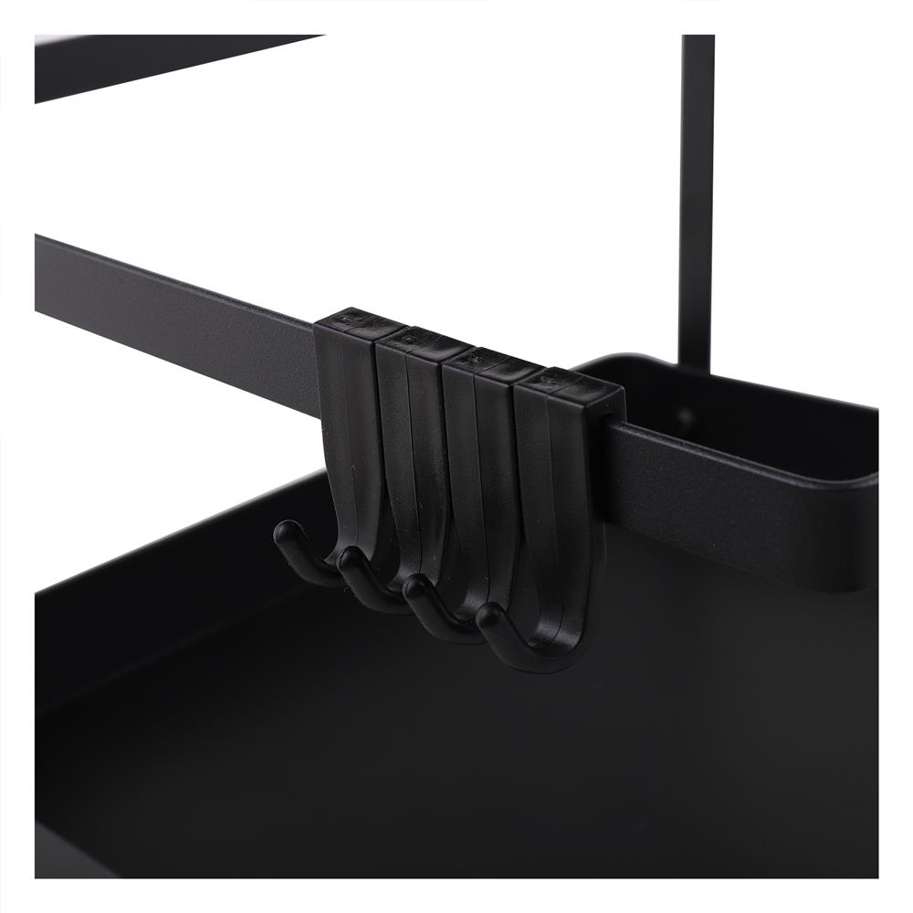 ชั้นเข้ามุม 2 ชั้น KECH MODISH สีดำ