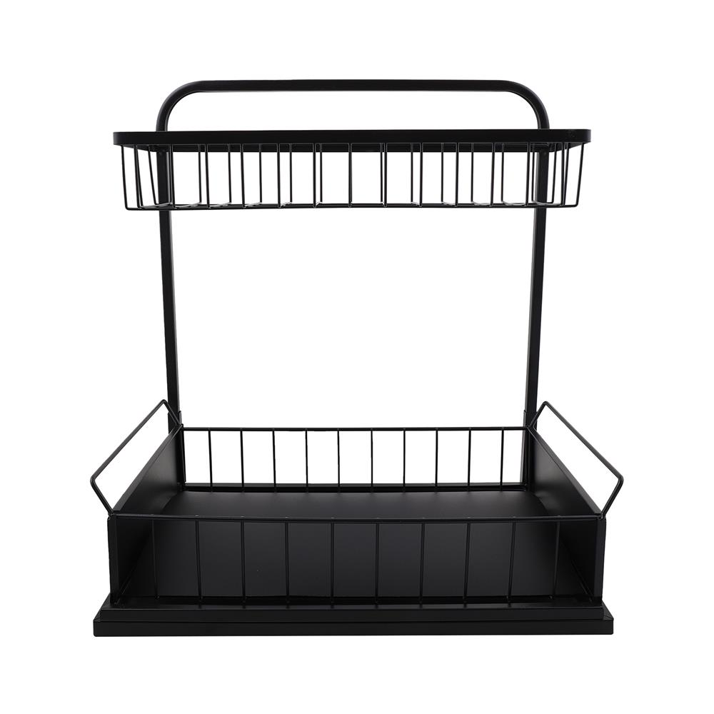 ชั้นวางเครื่องปรุง 2 ชั้น KECH MODISH สีดำ