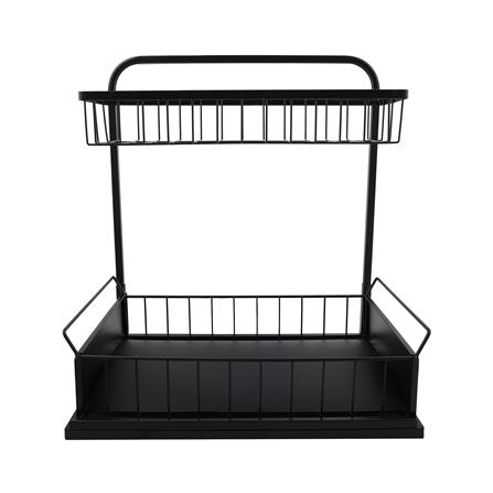 ชั้นวางเครื่องปรุง 2 ชั้น KECH MODISH สีดำ_1