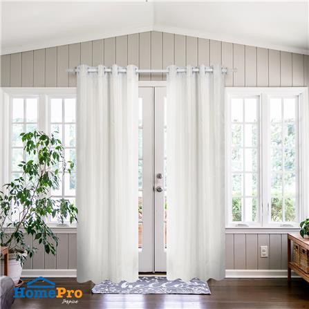 ผ้าม่าน EYELET HOME LIVING STYLE GAROS UV 140X220 ซม. สีครีม_6