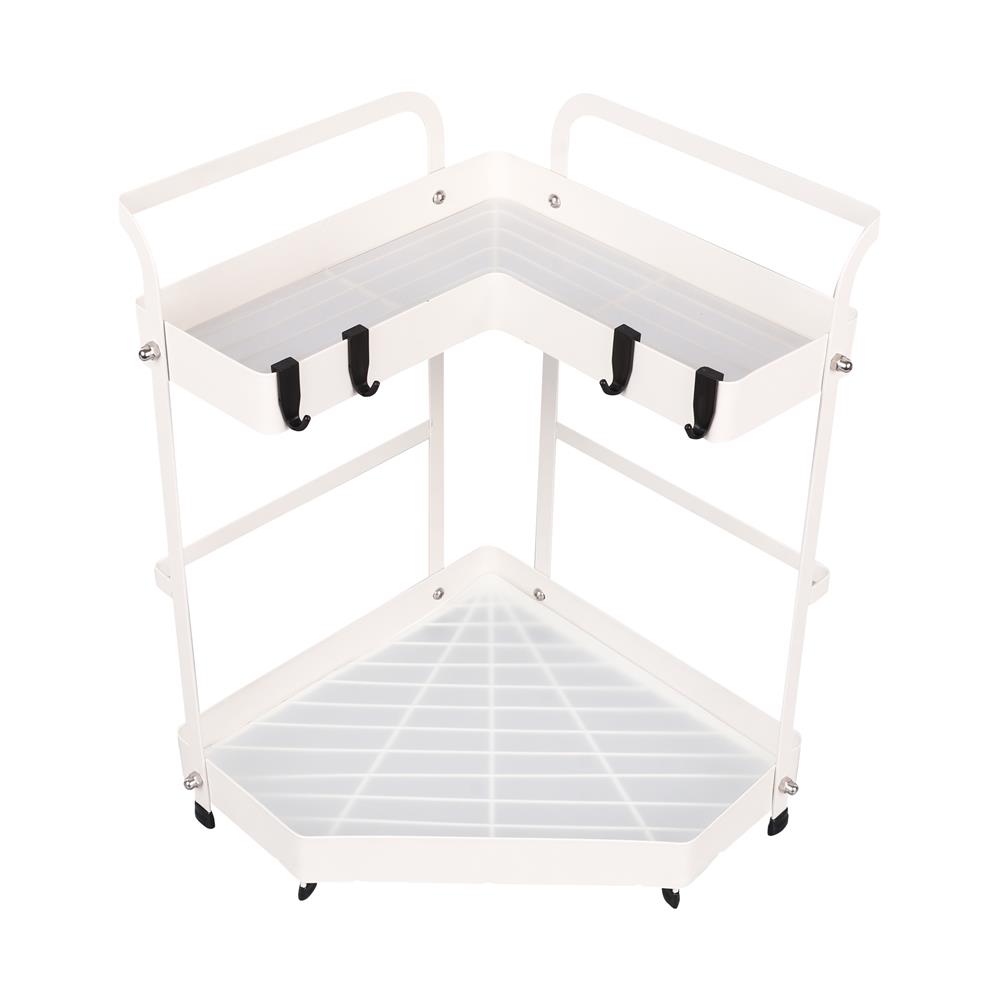 ชั้นเข้ามุม 2 ชั้น KECH MODISH สีขาว