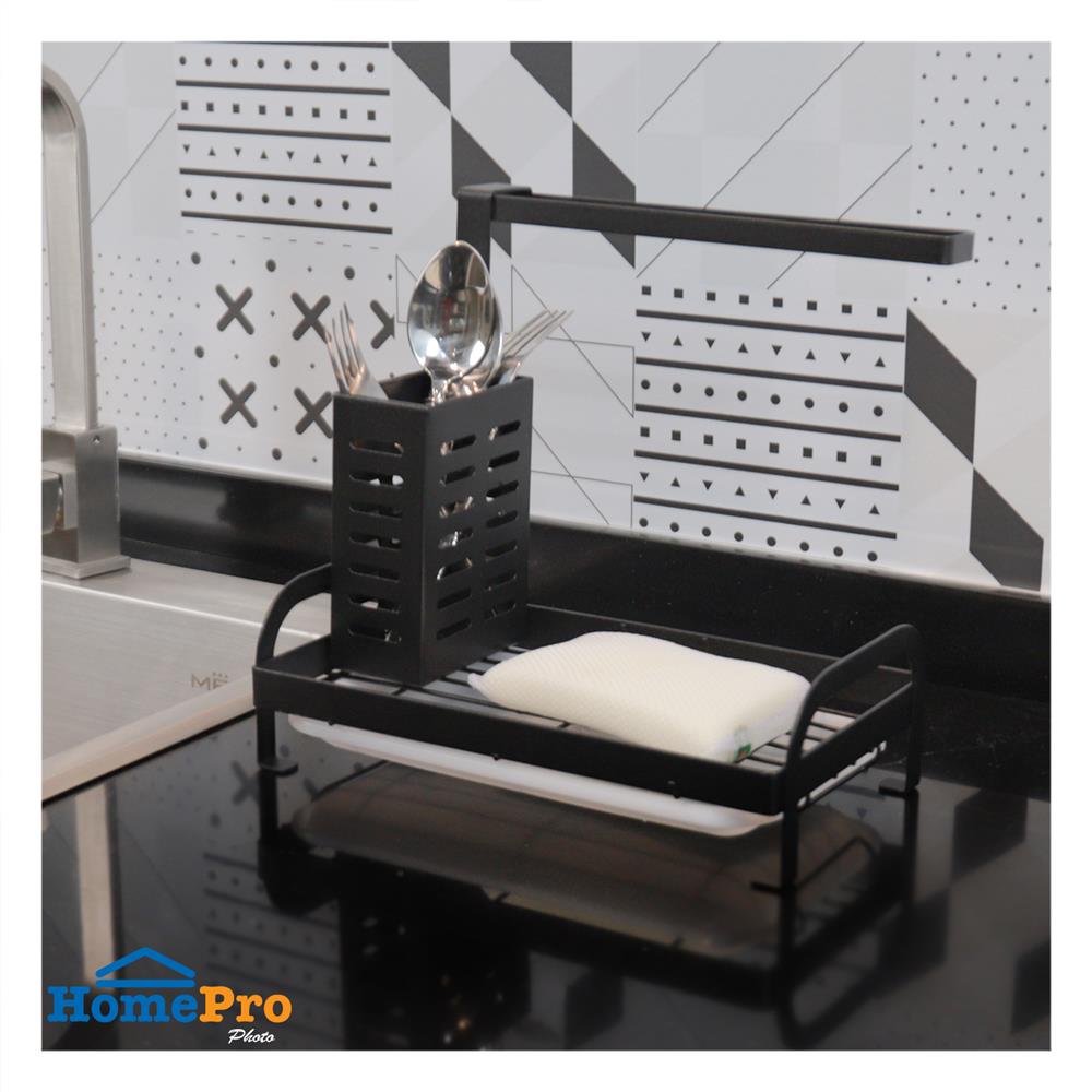 ที่วางฟองน้ำบนซิงค์ล้างจาน KECH MODISH สีดำ