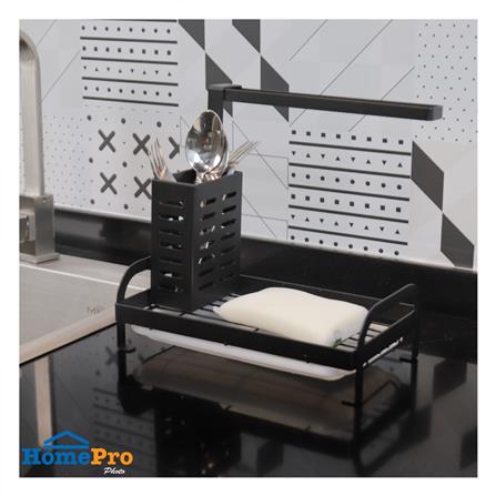 ที่วางฟองน้ำบนซิงค์ล้างจาน KECH MODISH สีดำ_3