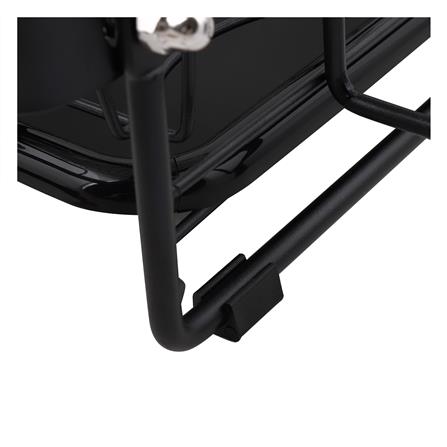 ชั้นคว่ำจาน 2 ชั้น พร้อมถาดรองน้ำและด้ามจับไม้ KECH MODISH สีดำ_3