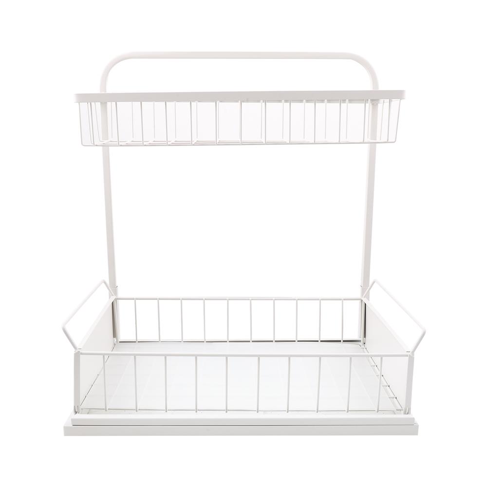 ชั้นวางเครื่องปรุง 2 ชั้น KECH MODISH สีขาว