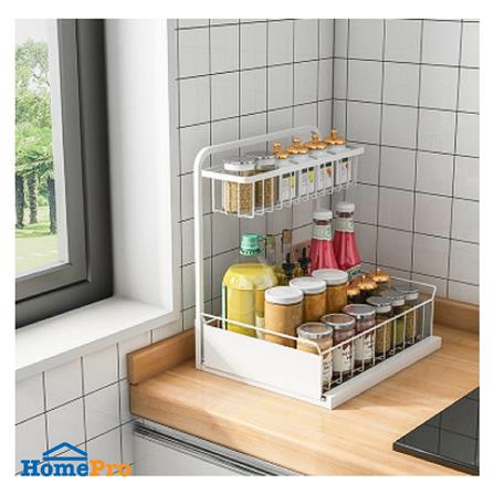 ชั้นวางเครื่องปรุง 2 ชั้น KECH MODISH สีขาว_3