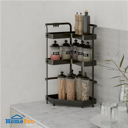 ชั้นเข้ามุม 3 ชั้น KECH MODISH สีดำ_6