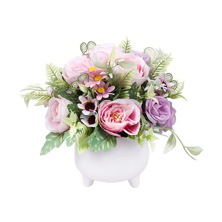 ดอกไม้ประดิษฐ์ในแจกัน ME LIVING CALLA สีม่วง