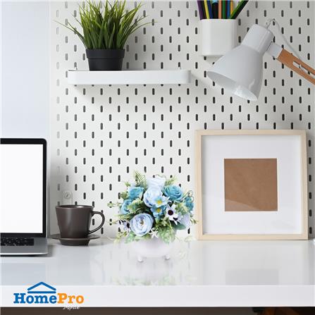 ดอกไม้ประดิษฐ์ในแจกัน ME LIVING CALLA สีฟ้า_2