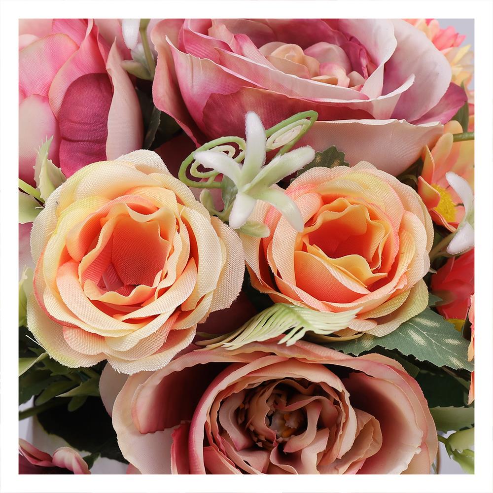 ดอกไม้ประดิษฐ์ในแจกัน ME LIVING CALLA สีส้ม