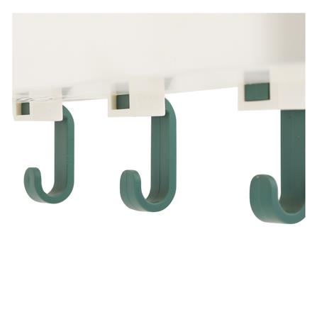 ชั้นติดผนังพร้อมตะขอ 4 ตะขอ KECH CHIC_2