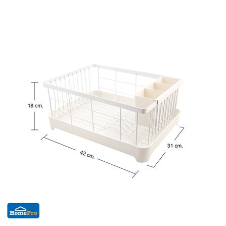 ชั้นคว่ำจานพร้อมถาดรอง KECH CHIC 42x31x18 ซม._6