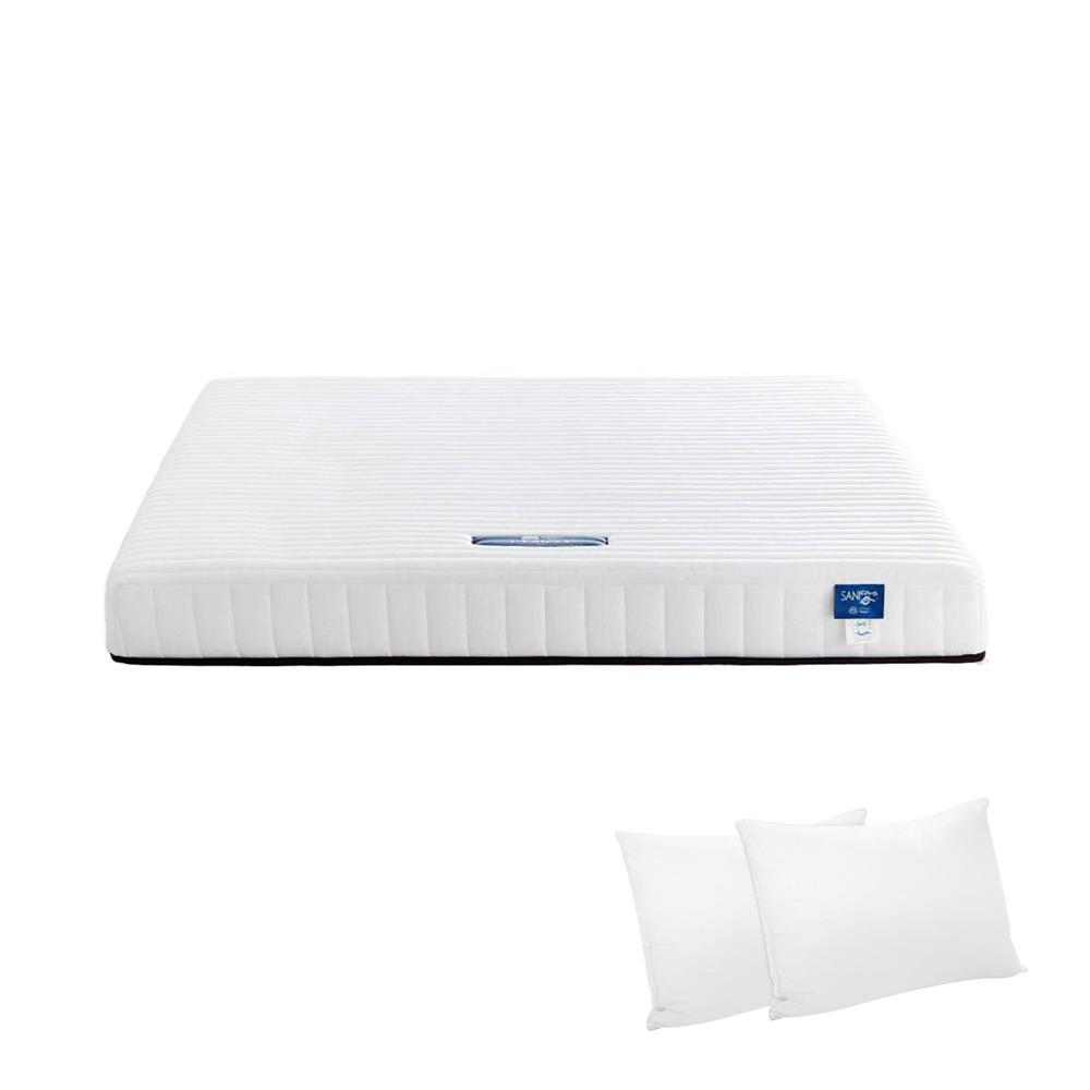 ที่นอน 5 ฟุต LOTUS I-LATEX I พร้อมหมอนหนุน 2 ชิ้น