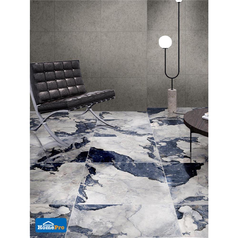 กระเบื้องพื้นพอร์ซเลน 60x60 ซม. TARA ฟลอส บลู A 1.44M2