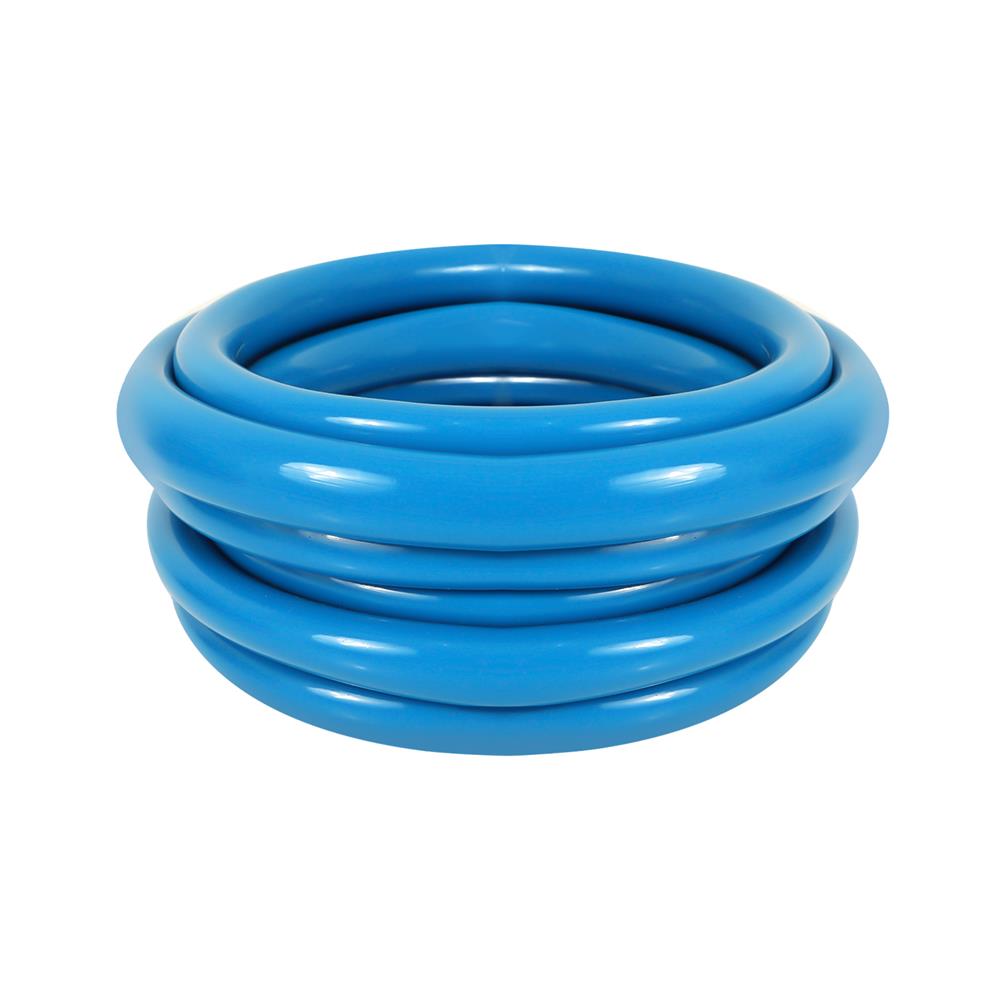 สายยางม้วนเด้ง PVC GARTENE 1 นิ้ว X 50 ม. สีฟ้า