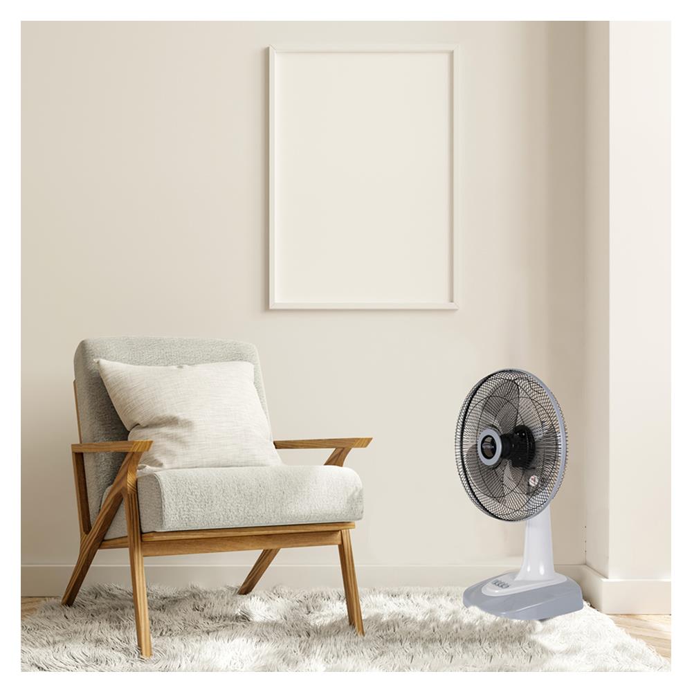 พัดลมตั้งโต๊ะ 16 นิ้ว M-TECH CF-4163 สีเทา