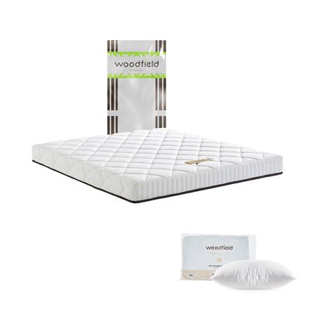 ที่นอน 5 ฟุต WOODFIELD E-HYBRID I พร้อมหมอนหนุน 2 ชิ้น