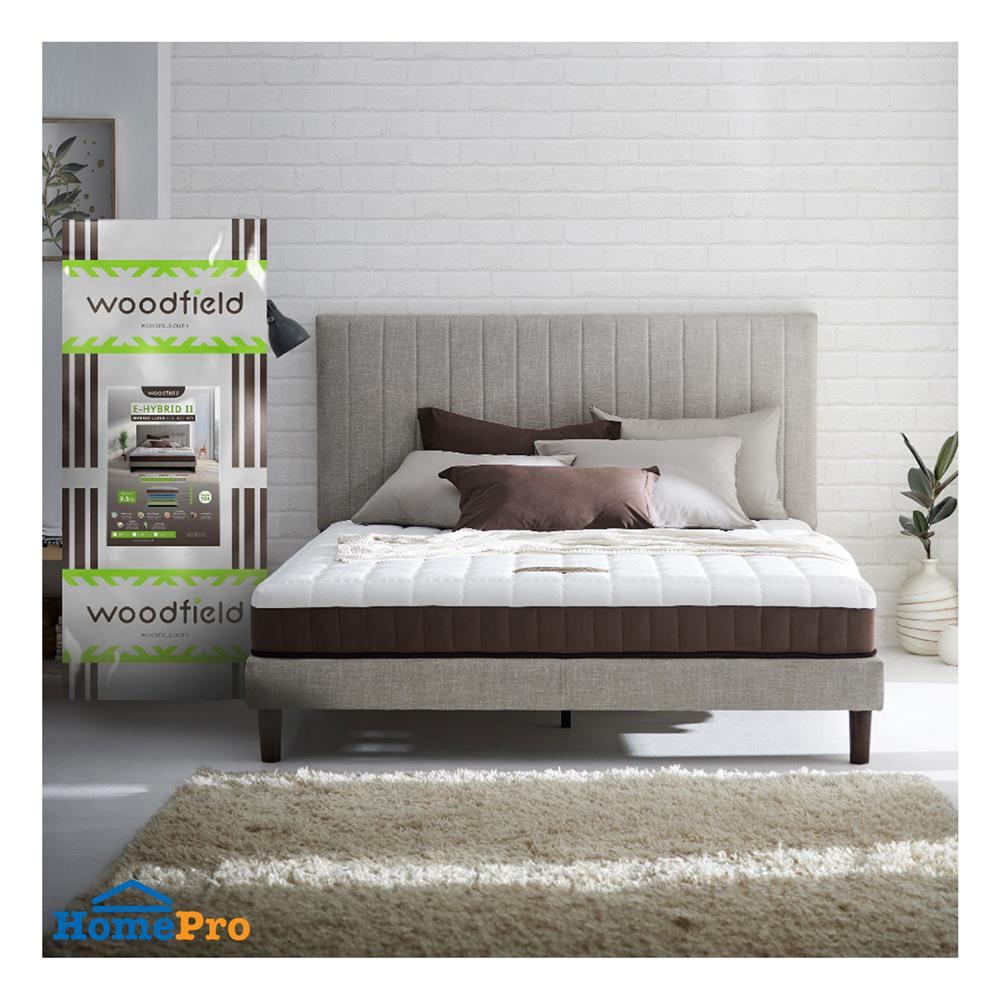 ที่นอน 5 ฟุต WOODFIELD E-HYBRID II พร้อมหมอนหนุน 2 ชิ้น