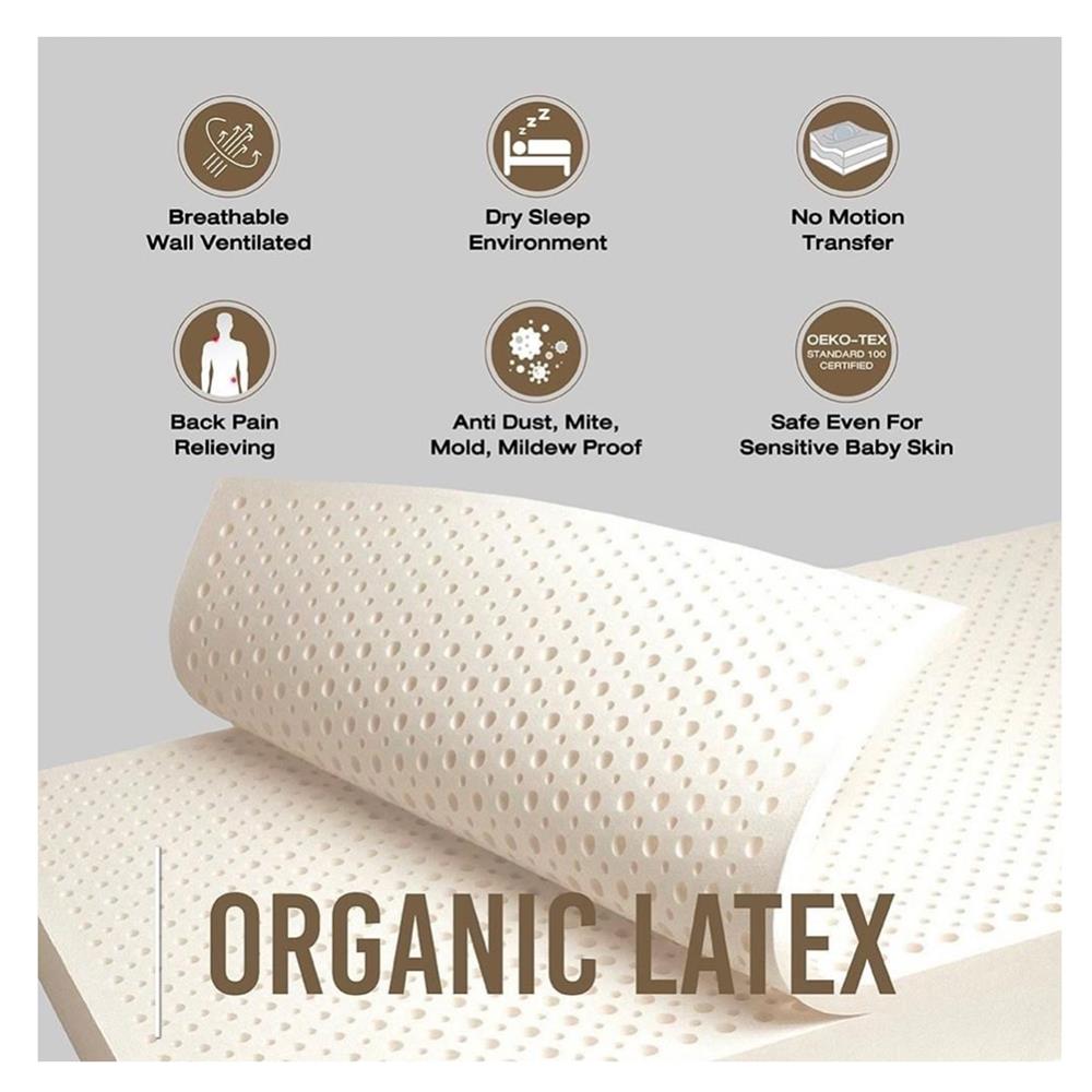 ที่นอน 3.5 ฟุต LOTUS I-LATEX I พร้อมหมอนหนุน 1 ชิ้น