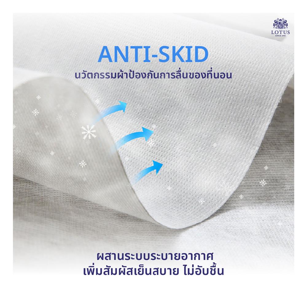 ที่นอน 3.5 ฟุต LOTUS I-LATEX I พร้อมหมอนหนุน 1 ชิ้น