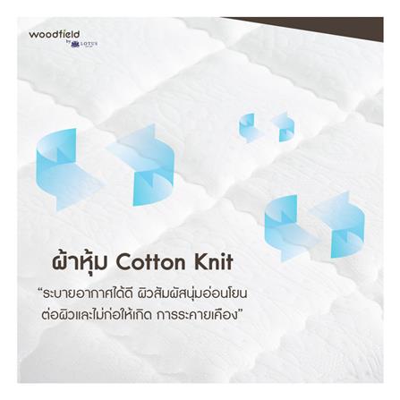 ที่นอน 6 ฟุต WOODFIELD E-HYBRID II พร้อมหมอนหนุน 2 ชิ้น_11