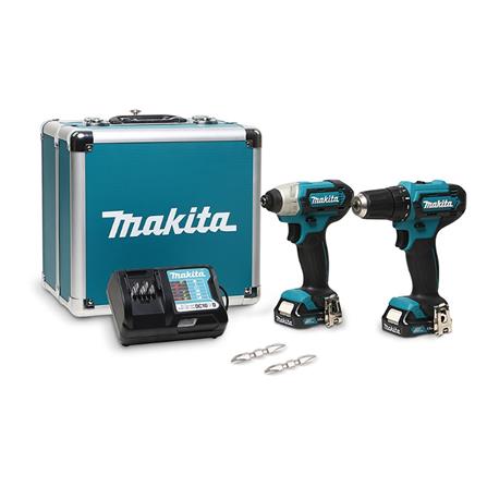 ชุดสว่านไร้สาย (พร้อมแบตเตอรี่) MAKITA CLX228X1 12 โวลต์_0