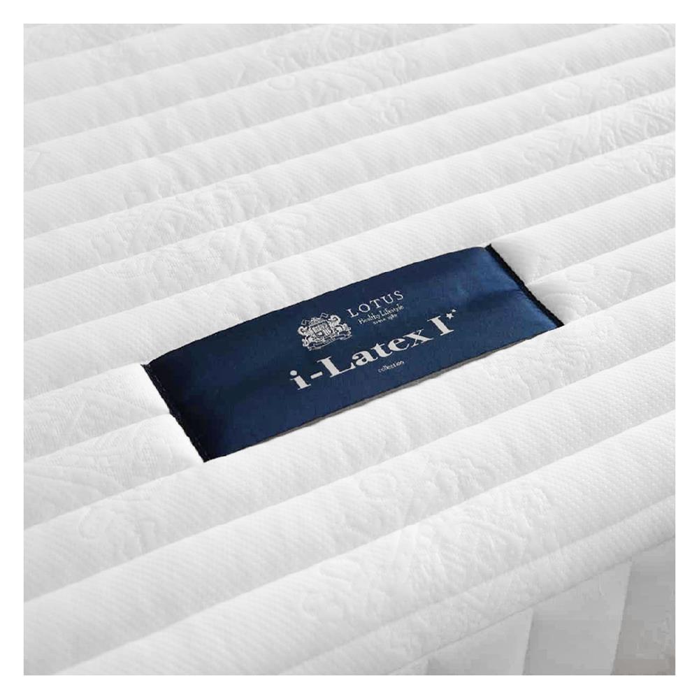 ที่นอน 6 ฟุต LOTUS I-LATEX I พร้อมหมอนหนุน 2 ชิ้น